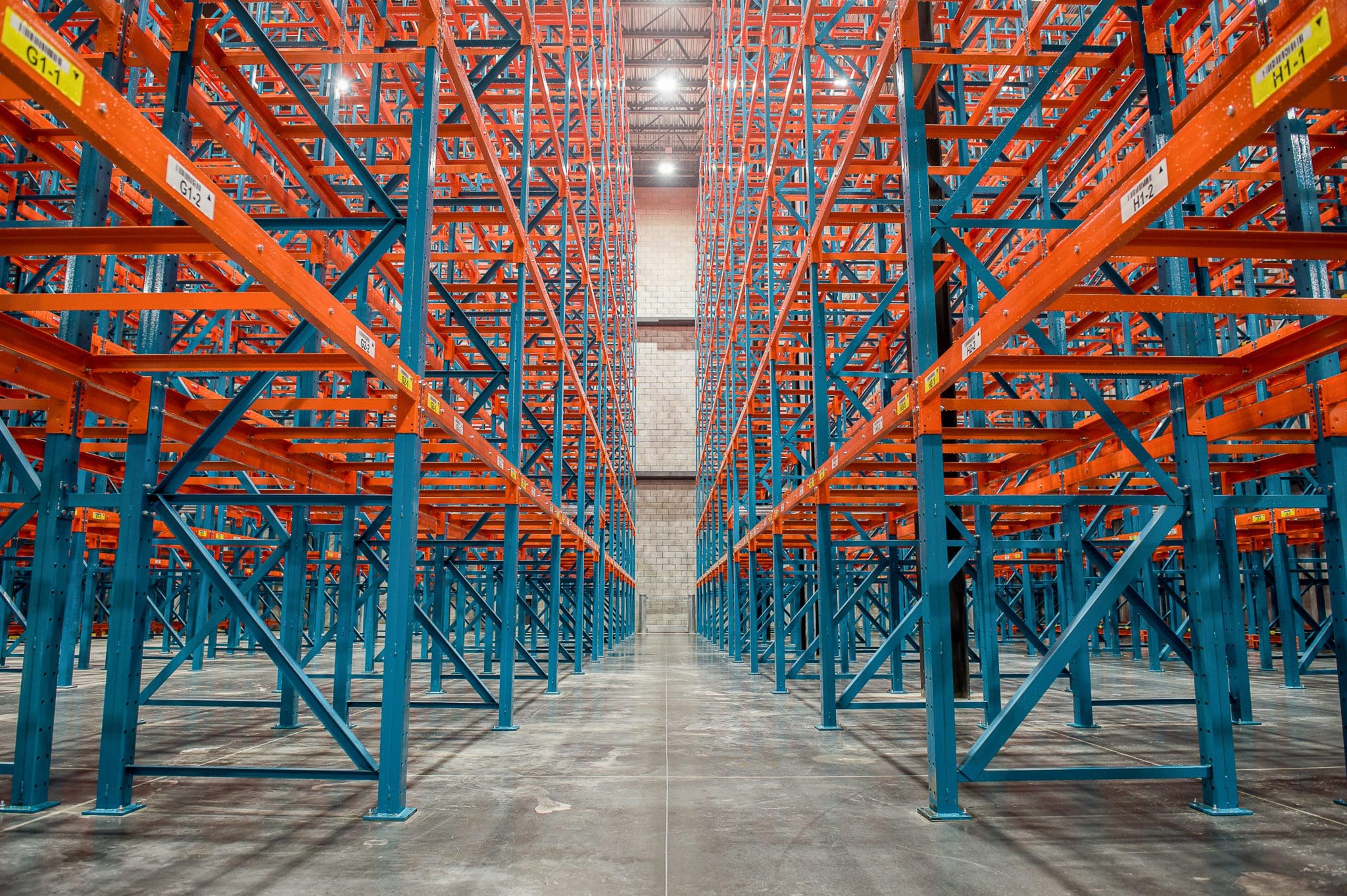 structural, racking, entrepôt, warehouse, palletier